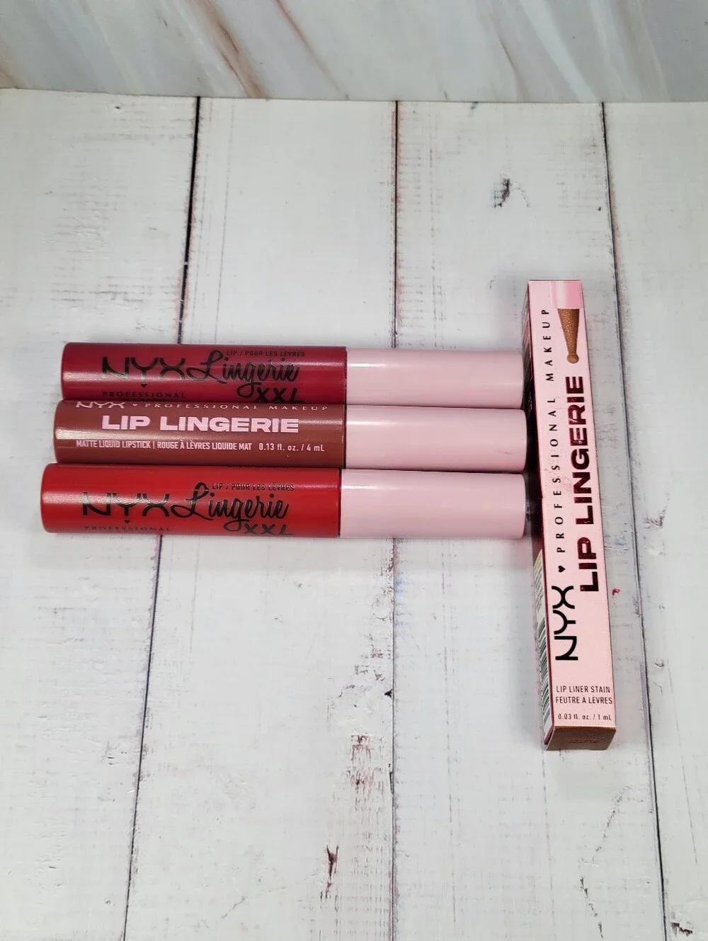 NYX Lip Lingerie XXL and Lip Lingerie Lip Liner Stain Bundle NEW!